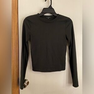 Black Long Sleeve Top